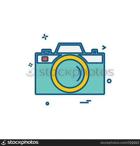 Media and Camera icon design vector
