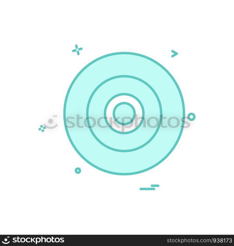 Media buttons icon design vector