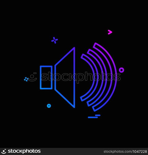 Media icon design vector