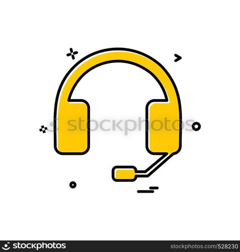 Media icon design vector