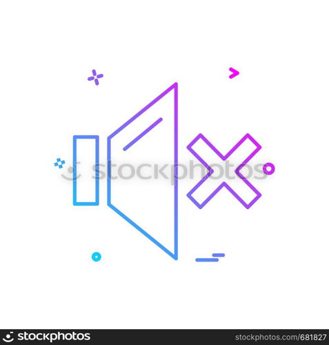 Media icon design vector