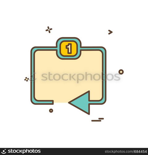 Media icon design vector