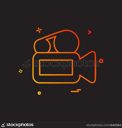 Media icon design vector