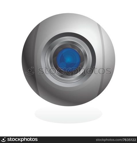 media interface camera vector graphic art illustration