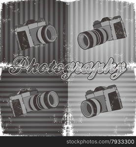 media interface camera vector graphic art illustration. media interface camera