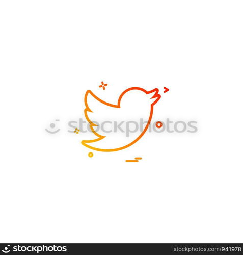 media network social skype icon vector design