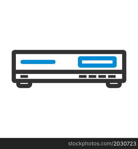 Media Player Icon. Bold outline design with editable stroke width. Vector Illustration.