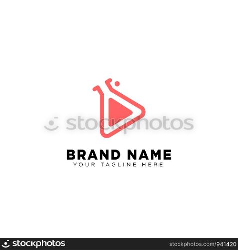 media tube logo template vector illustration icon element isolated. media tube logo template vector illustration icon element