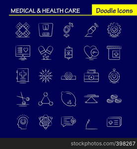 Medical And Health Care Hand Drawn Icon for Web, Print and Mobile UX/UI Kit. Such as: Medical Tool, Scissor, Tool, Tools, Scissor, Projector, Health, Pictogram Pack. - Vector