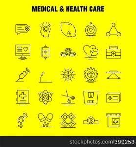 Medical And Health Care Line Icon for Web, Print and Mobile UX/UI Kit. Such as: Medical Tool, Scissor, Tool, Tools, Scissor, Projector, Health, Pictogram Pack. - Vector