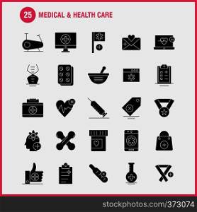 Medical And Health Care Solid Glyph Icon for Web, Print and Mobile UX/UI Kit. Such as: Flask, Medical, Lab, Hospital, Flag, Healthcare, Medical, Hospital, Pictogram Pack. - Vector
