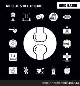 Medical And Health Care Solid Glyph Icon for Web, Print and Mobile UX/UI Kit. Such as: Medical, Health, Bag, Kid, Healthcare, No, Smoking, Medical, Pictogram Pack. - Vector