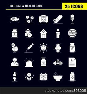 Medical And Health Care Solid Glyph Icon for Web, Print and Mobile UX/UI Kit. Such as: Medical, Eye, Eye Search, Test, Medical, Medicine, Hospital, Pictogram Pack. - Vector