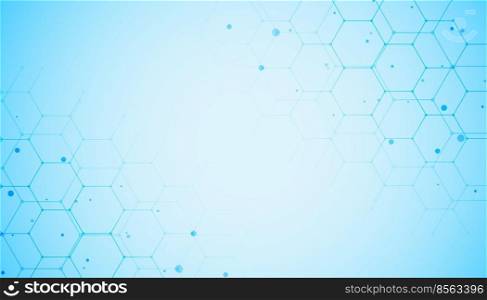 medical and healthcare background in blue color