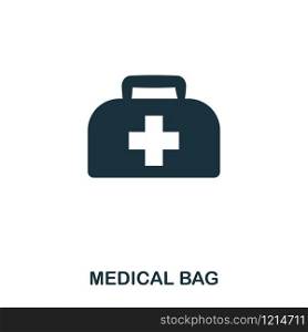 Medical Bag icon. Line style icon design. UI. Illustration of medical bag icon. Pictogram isolated on white. Ready to use in web design, apps, software, print. Medical Bag icon. Line style icon design. UI. Illustration of medical bag icon. Pictogram isolated on white. Ready to use in web design, apps, software, print.