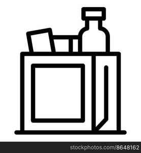 Medical bag icon outline vector. Medicine pharmacy. Health care. Medical bag icon outline vector. Medicine pharmacy