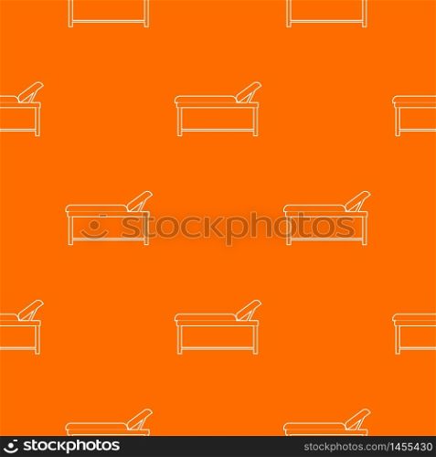 Medical bed pattern vector orange for any web design best. Medical bed pattern vector orange