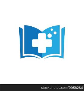 Medical book logo images illustration design