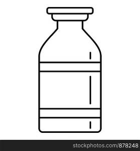 Medical bottle icon. Outline medical bottle vector icon for web design isolated on white background. Medical bottle icon, outline style