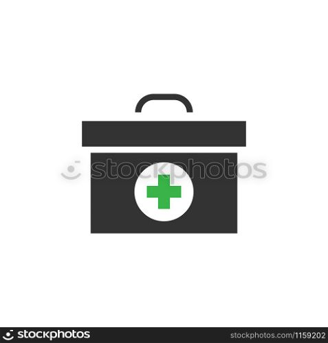 Medical box icon design template vector isolated illustration. Medical box icon design template vector isolated