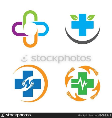 Medical care logo images illustration design