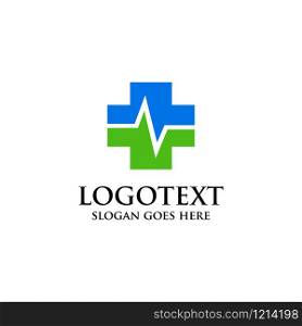 Medical clinic logo design. Hospital logo design concept