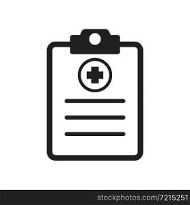 medical clipboard icon vector design illustration
