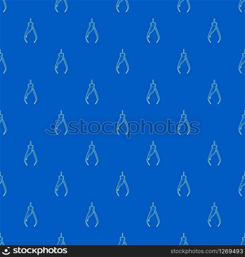 Medical compasses pattern vector seamless blue repeat for any use. Medical compasses pattern vector seamless blue