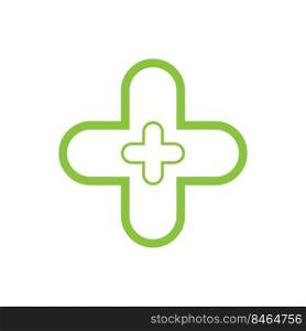 Medical Cross illustration Logo template vector design