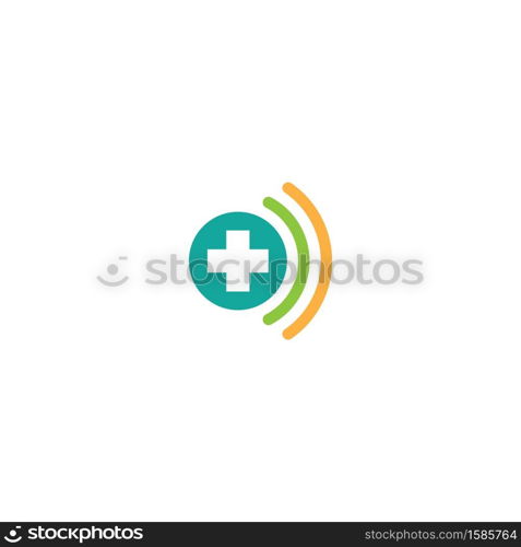 Medical cross logo template vector icon design