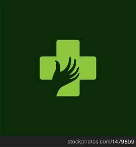 Medical cross logo vector icon design