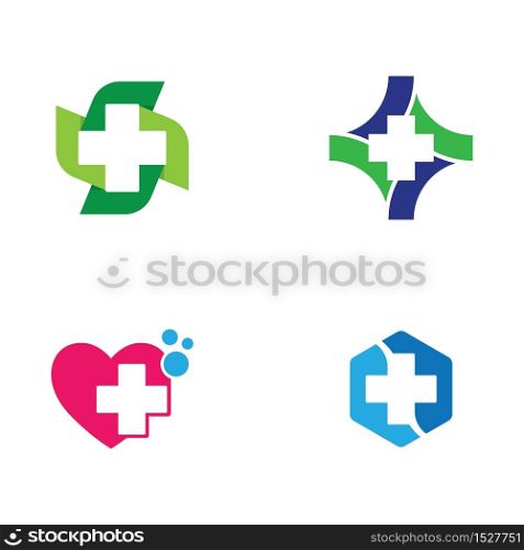 Medical cross symbol vector icon illustration design