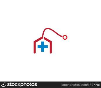 Medical cross vector icon illustration design