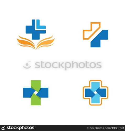 Medical cross vector icon illustration design