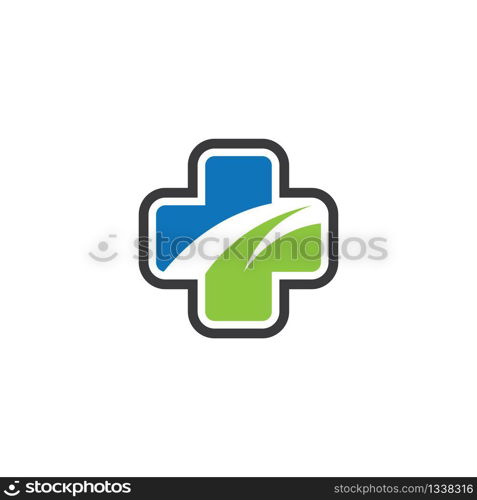 Medical cross vector icon illustration design