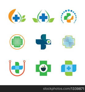 Medical cross vector icon illustration design