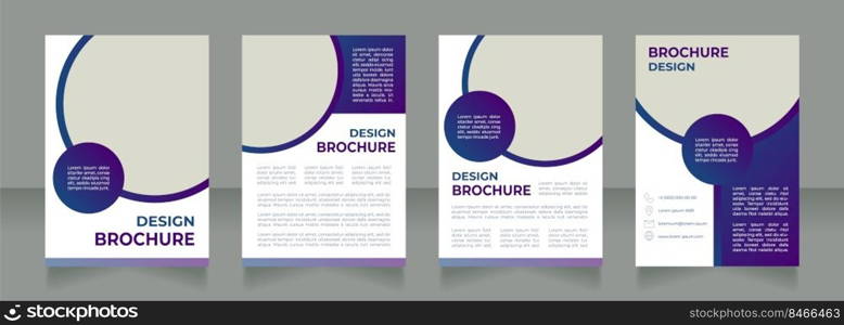 Medical diagnostics methods blank brochure design. Healthcare. Template set with copy space for text. Premade corporate reports collection. Editable 4 paper pages. Montserrat font used. Medical diagnostics methods blank brochure design