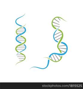 Medical DNA Vector icon design illustration Template