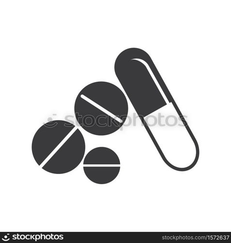 Medical Drug Vector icon Illustration design template