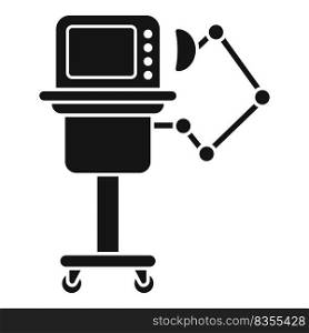 Medical equipment icon simple vector. Hospital patient. Care device. Medical equipment icon simple vector. Hospital patient