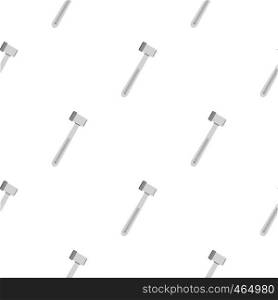 Medical hammer pattern seamless flat style for web vector illustration. Medical hammer pattern flat