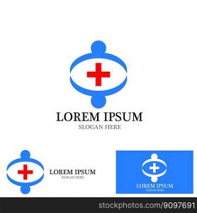 Medical Health Logo Vector Template