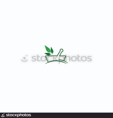 Medical Herbal Logo Vector illustration