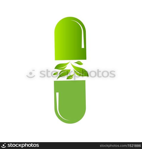 medical herbal pharmacy icon vector illustration design template
