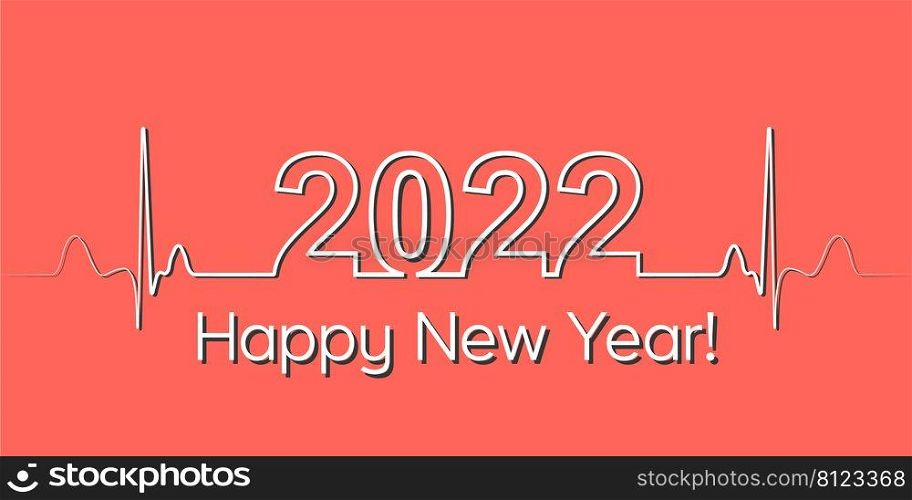 medical  hristmas banner, 2022 happy new year