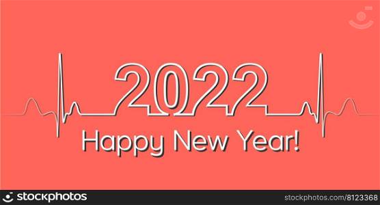 medical  hristmas banner, 2022 happy new year