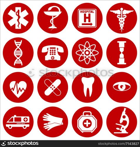 Medical icon. Design element.