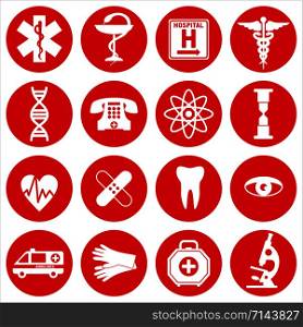 Medical icon. Design element.