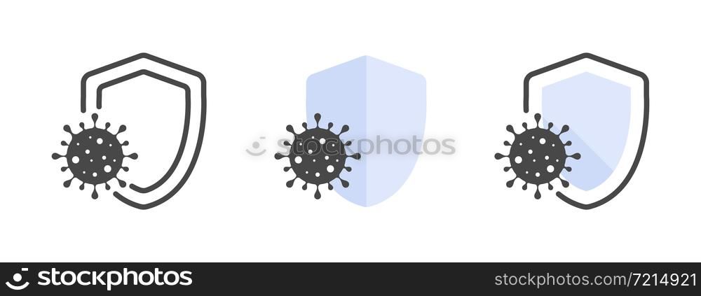 Medical icons. Health icon concept. Virus protection icon. Vector illustration