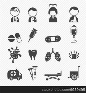 Medical Icons set illustration